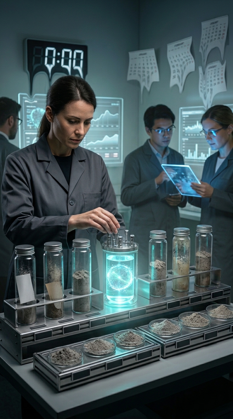 Laboratory testing B2B contact records to measure decay rates
